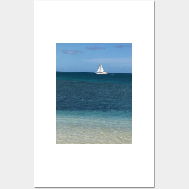 Sailboat in Antigua 2 Wall Art by ephotocard